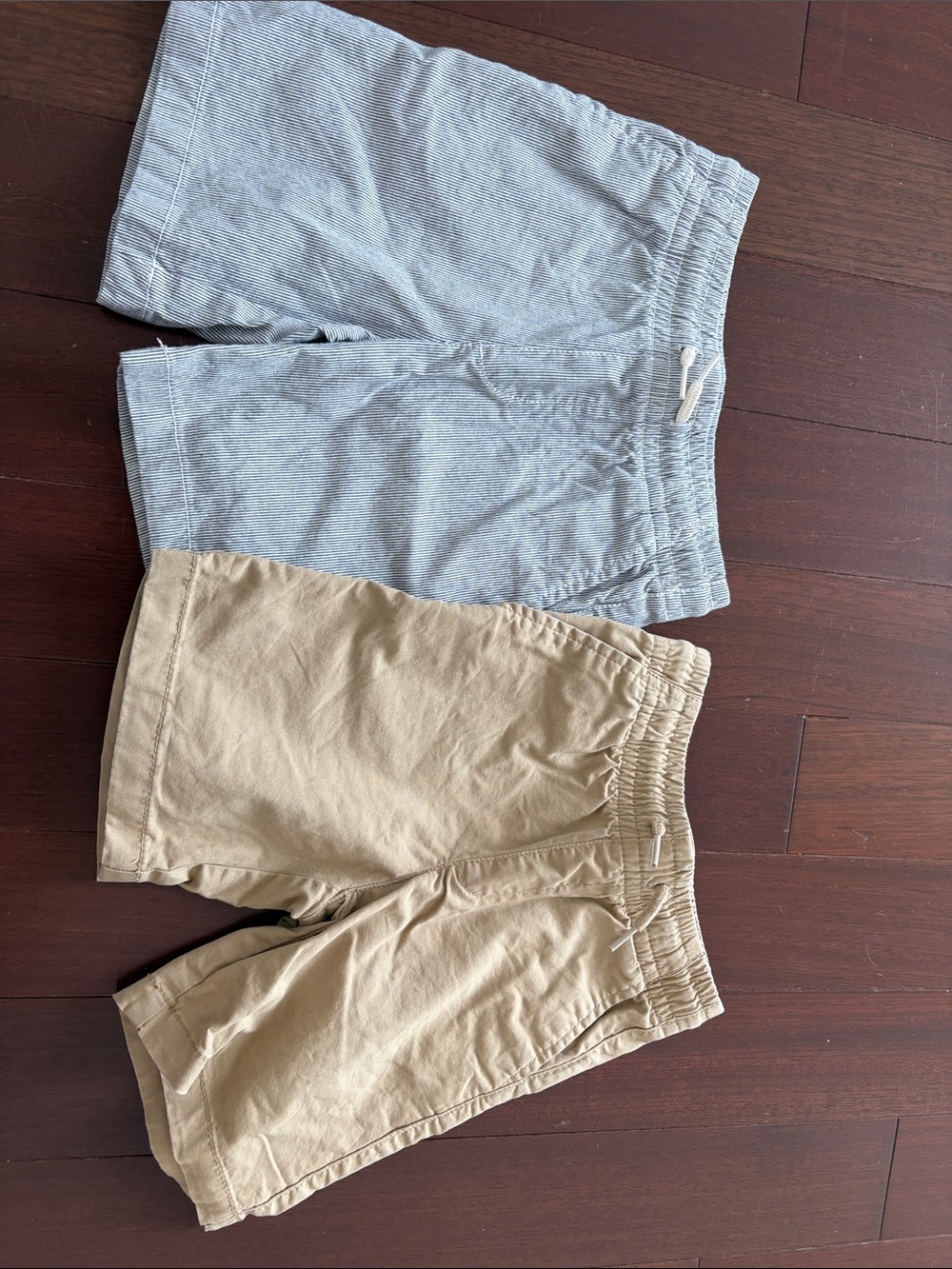 GAP Baby Blue & White Pinstripe Shorts - Size 5